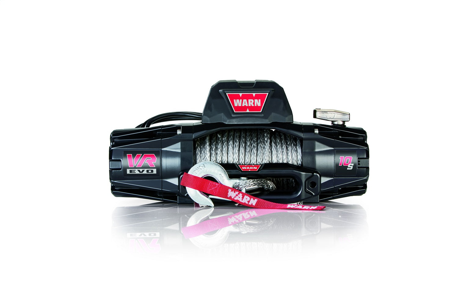 Warn 103253 VR EVO 10-S Winch; Max Pull Cap. 10000 lbs; IP68; Electric; Steel; Warn 103253