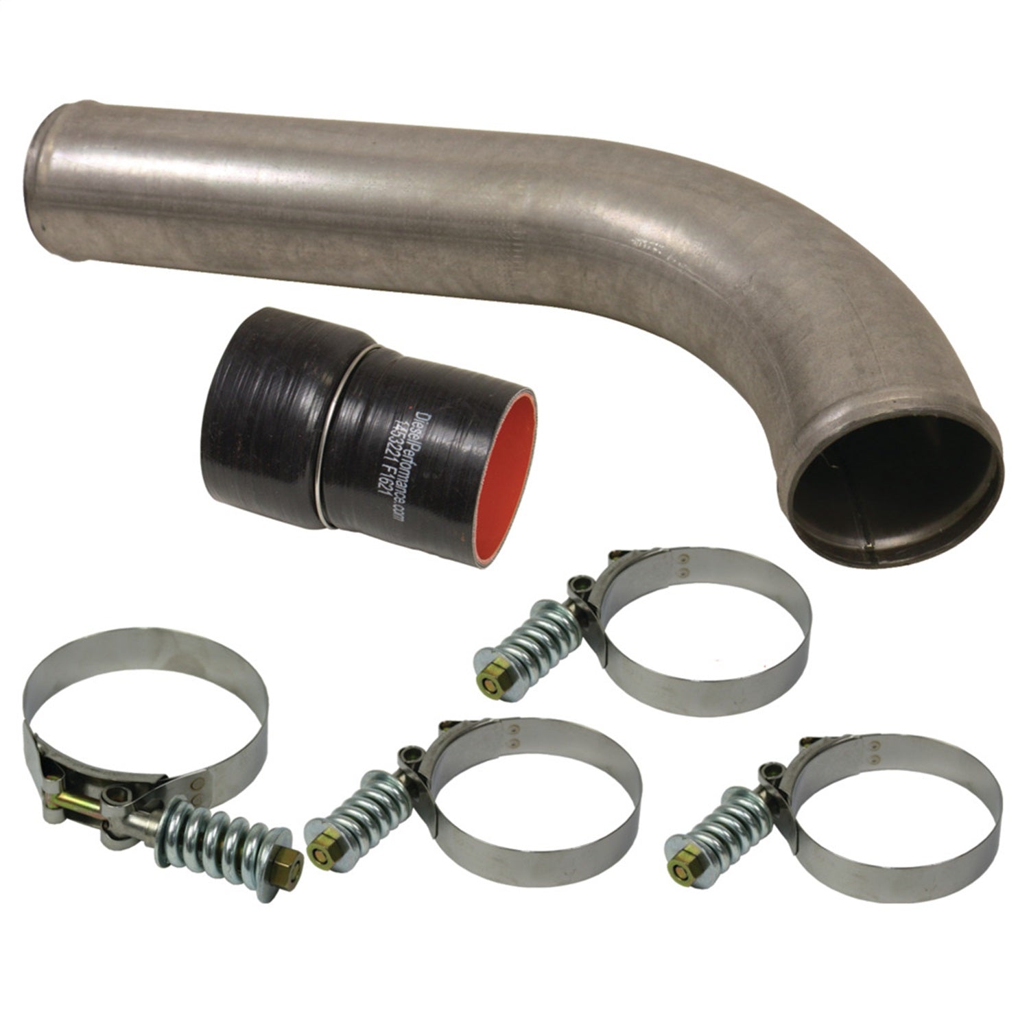 BD Diesel 1042595 Intercooler Intake Pipe; Incl. Intake Pipe/Boots/Clamps; BD Diesel 1042595