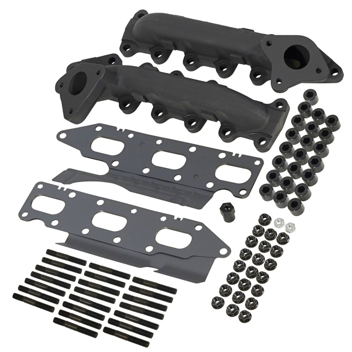 BD Diesel 1043001 Exhaust Manifold; Incl. New Studs/Spacers/Nuts; BD Diesel 1043001