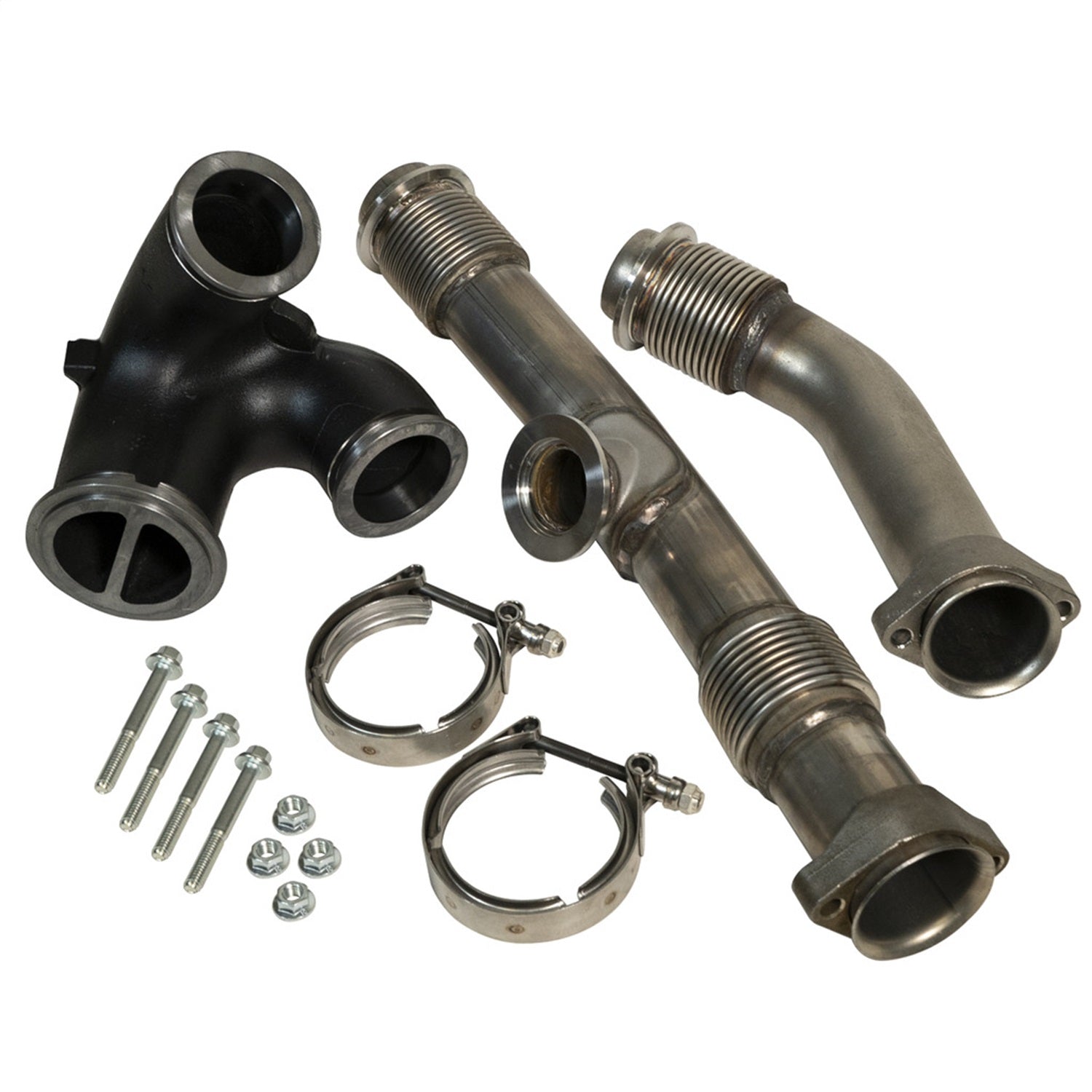 BD Diesel 1043918 Turbocharger UpPipes Kit; w/EGR Connector; BD Diesel 1043918