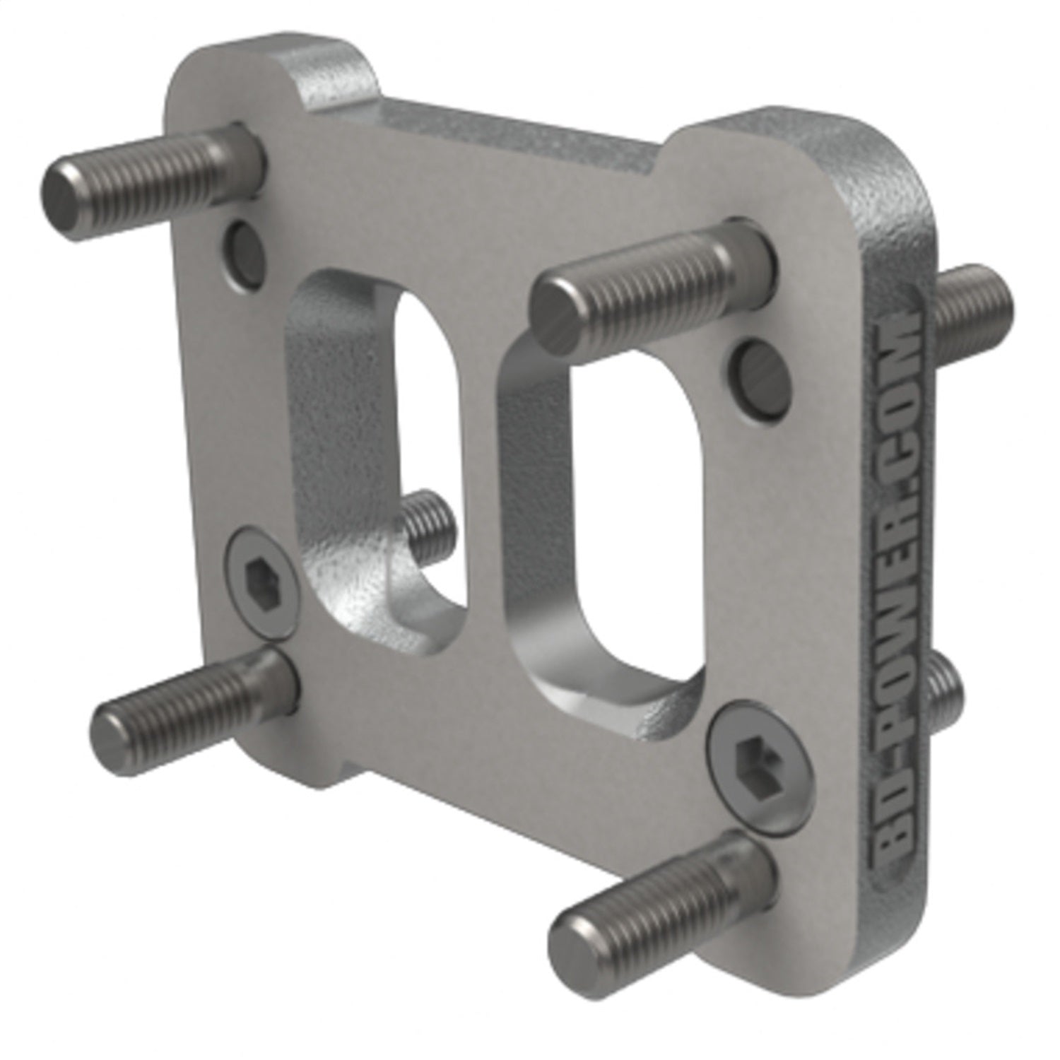 BD Diesel 1044106 Turbo Flange Adapter; Incl. T3-T4 Adapter/Adapter Plate/Gaskets/Studs/Nuts; BD Diesel 1044106
