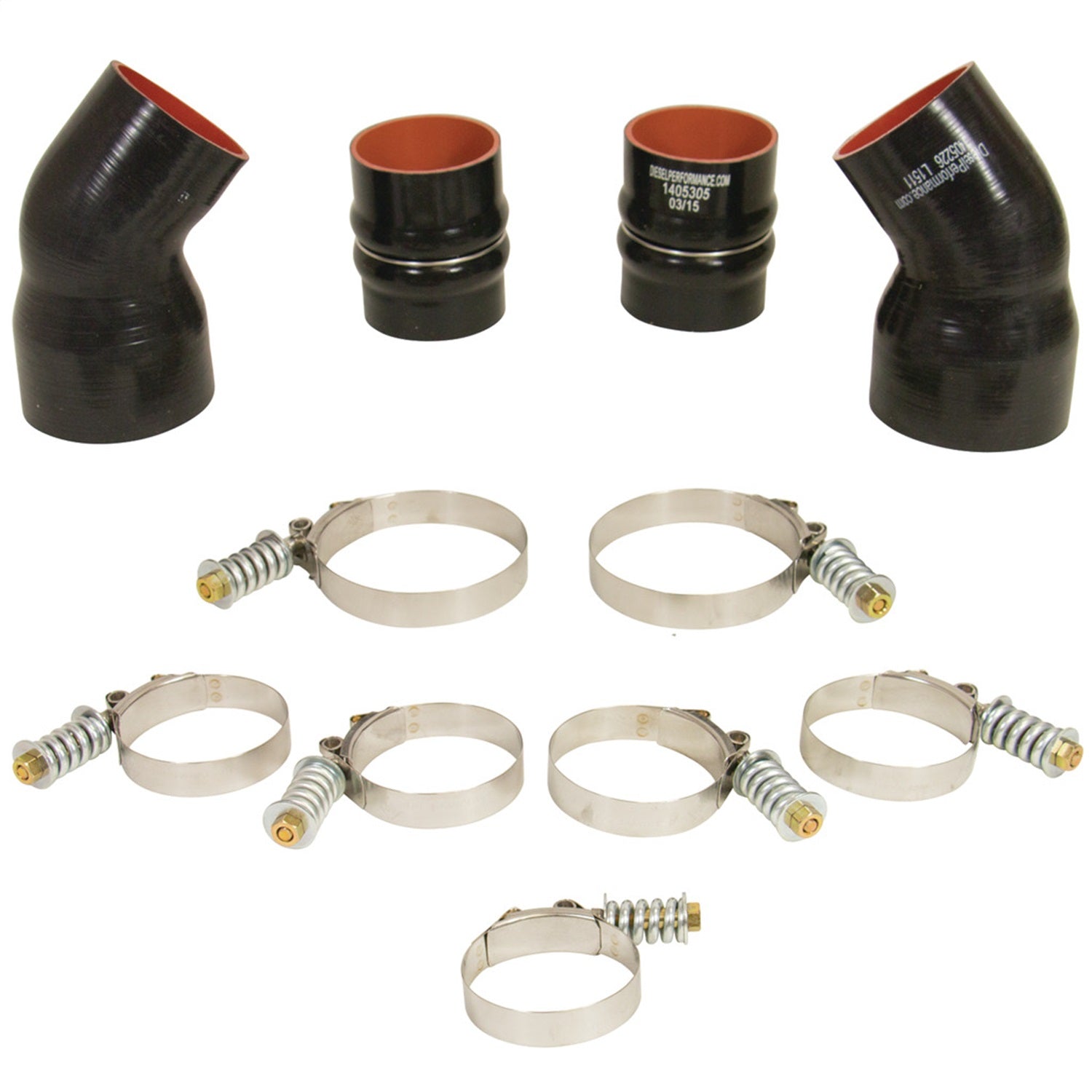 BD Diesel 1045210 Intercooler Hose And Clamp Kit BD Diesel 1045210