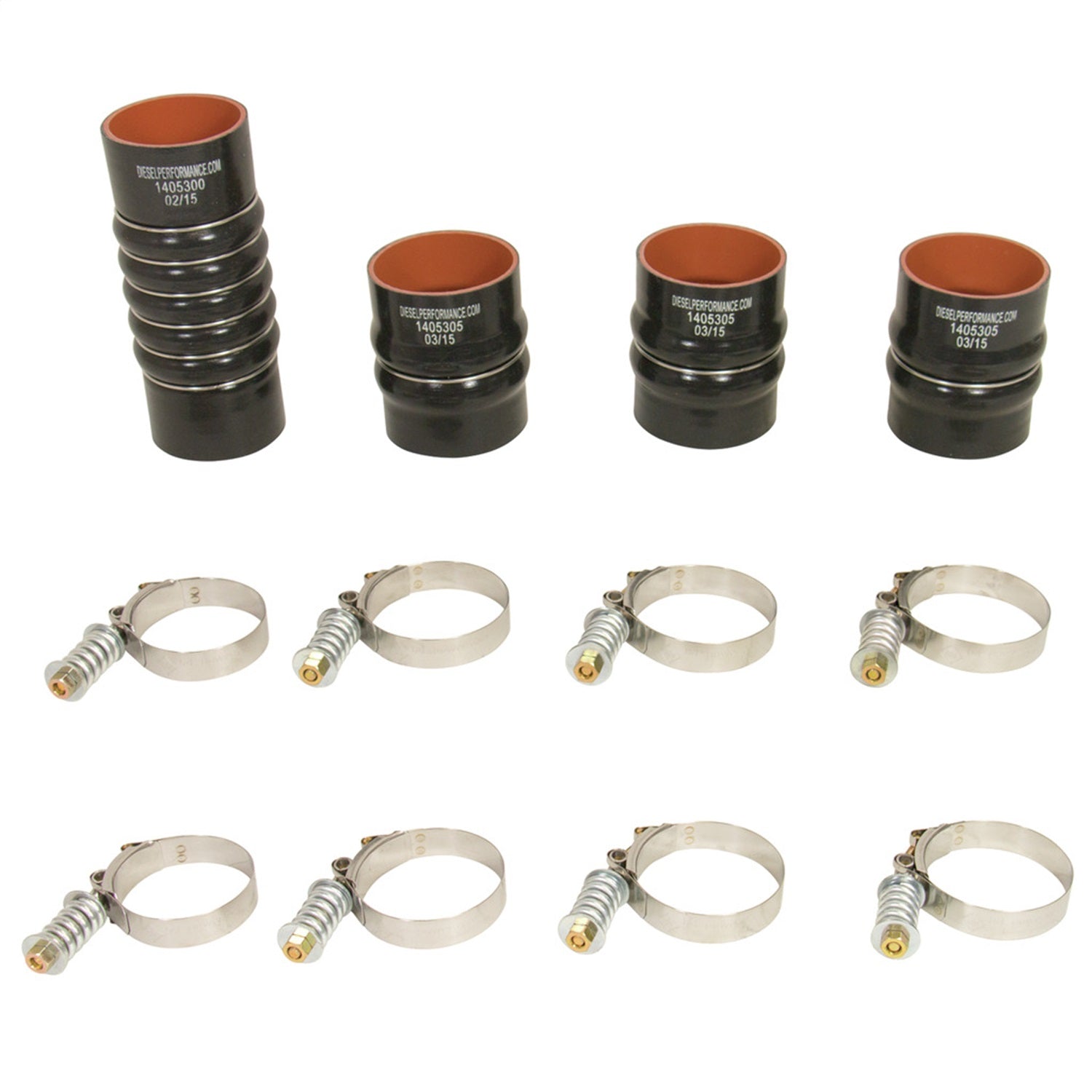 BD Diesel 1045215 Intercooler Hose And Clamp Kit BD Diesel 1045215
