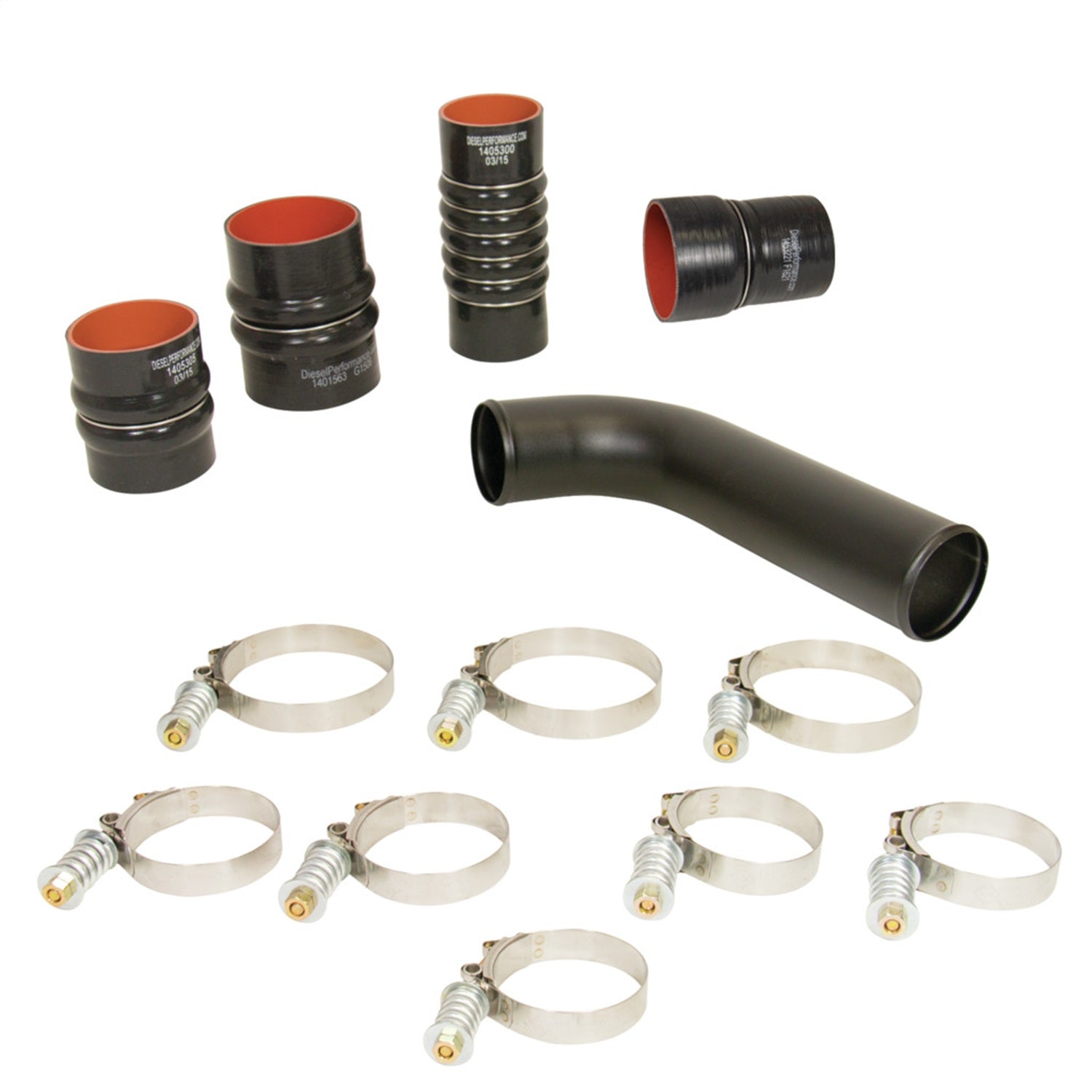 BD Diesel 1045216 Intercooler Hose And Clamp Kit BD Diesel 1045216
