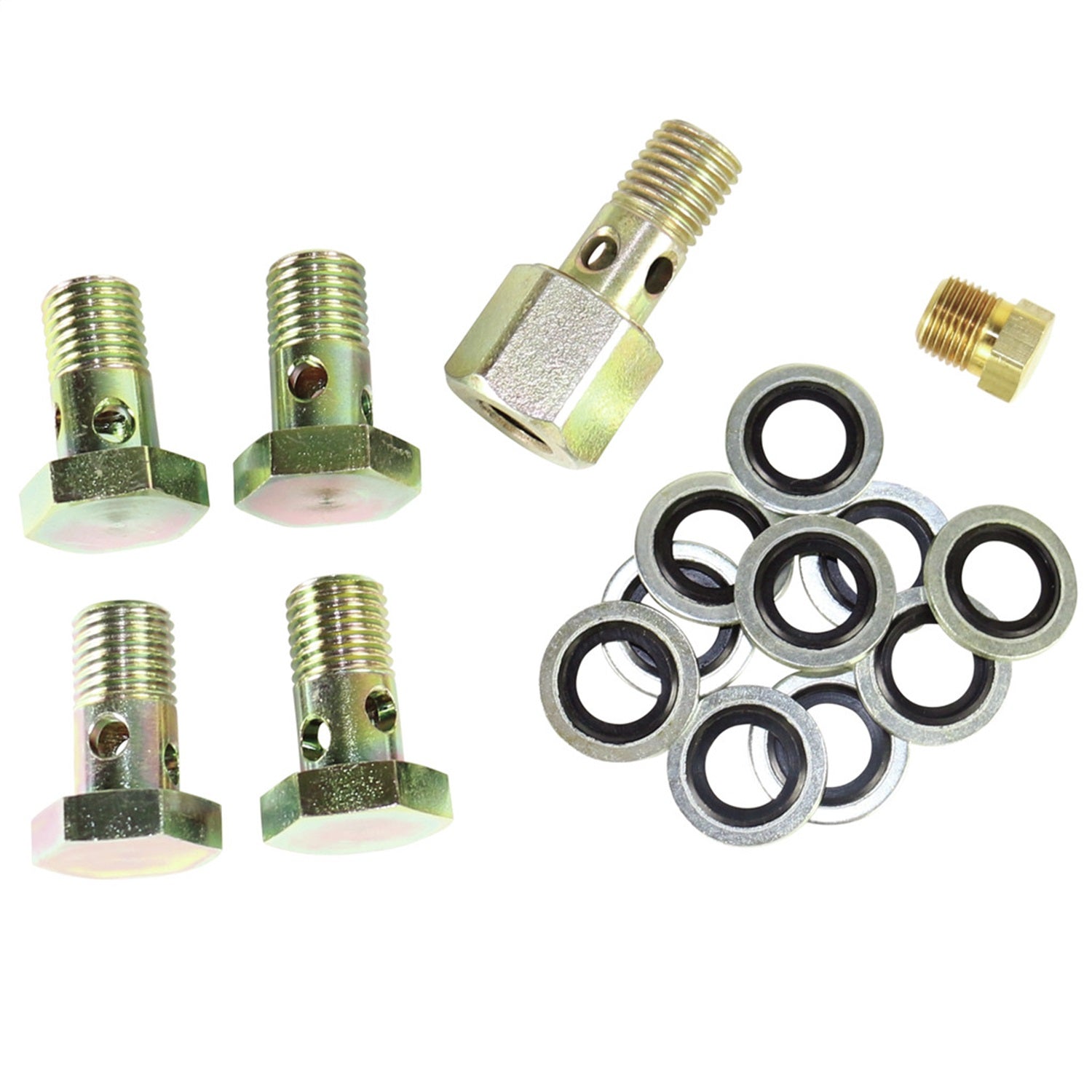 BD Diesel 1050220 Fuel Line Banjo Bolt Upgrade Kit; Incl. Washers; BD Diesel 1050220