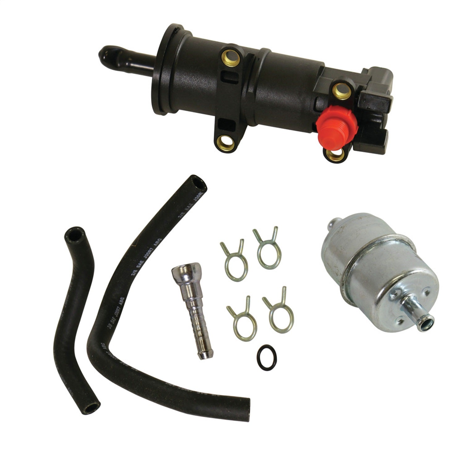 BD Diesel 1050231 Fuel Lift Pump Kit; OEM Replacement; Incl. Pump/Hoses/Filter/Hardware; BD Diesel 1050231
