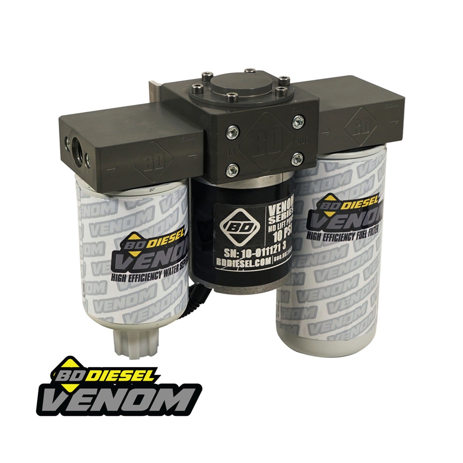 BD Diesel 1050322 Venom Fuel Lift Pump Kit; w/Filter And Separator; BD Diesel 1050322