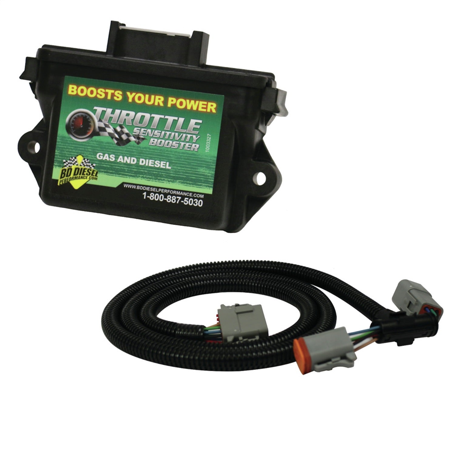 BD Diesel 1057730 Throttle Sensitivity Booster; Incl. Booster/Wiring Harness/Cable Tie; BD Diesel 1057730