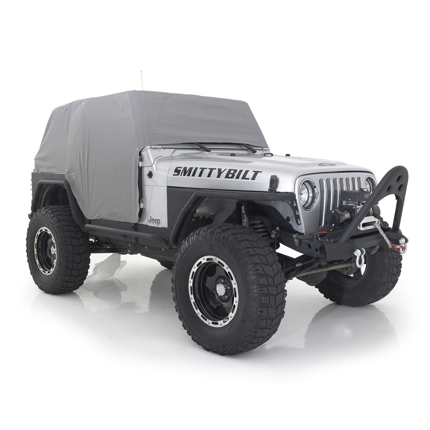Cab Cover; Water Resistant; w/Door Flaps; Gray; Smittybilt 1061