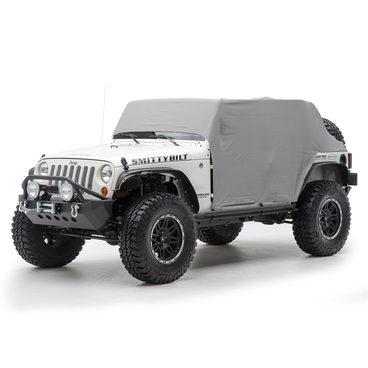 Cab Cover; Water Resistant; w/Door Flaps; Gray; Smittybilt 1069