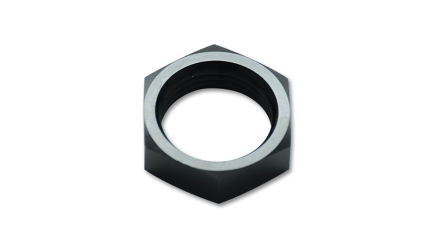 Vibrant Performance 10692 Bulkhead LockNut; Size: -6AN; 6061 Aluminum; Anodized Black; Vibrant Performance 10692