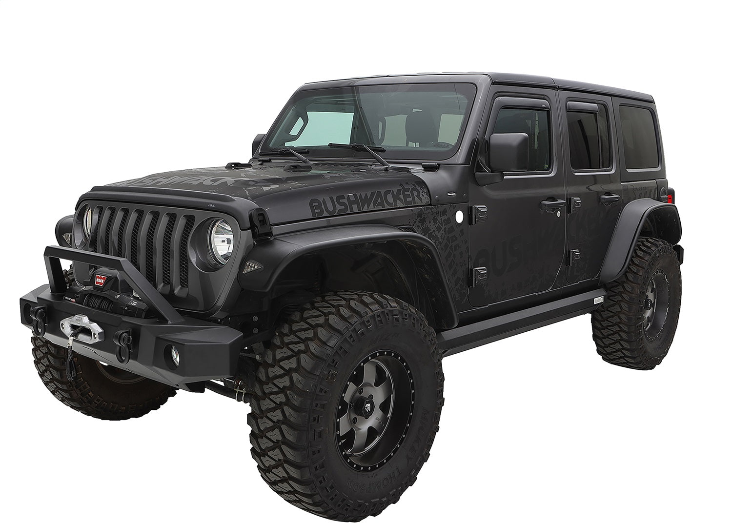 Bushwacker 10923-07 Flat Style Fender Flares Bushwacker 10923-07