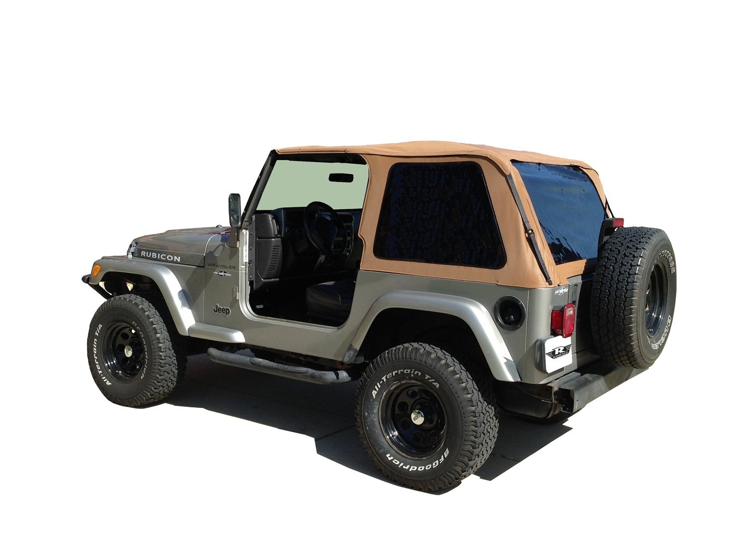 Rampage 109517 Frameless Soft Top Kit; Spice; w/Tinted Windows; Rampage 109517
