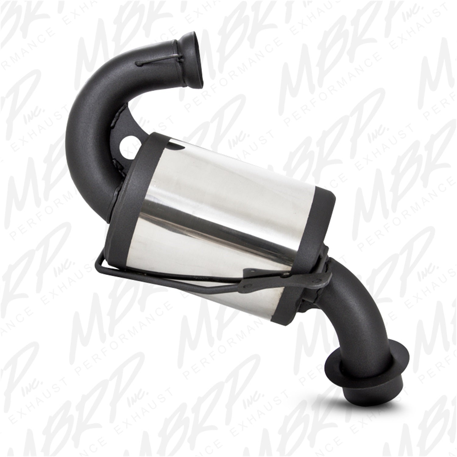 MBRP Exhaust 1097526 Snowmobile Trail Exhaust; 6 in. Dia.; 88 dB at 4000 RPM; 304 Stainless Steel; MBRP Exhaust 1097526