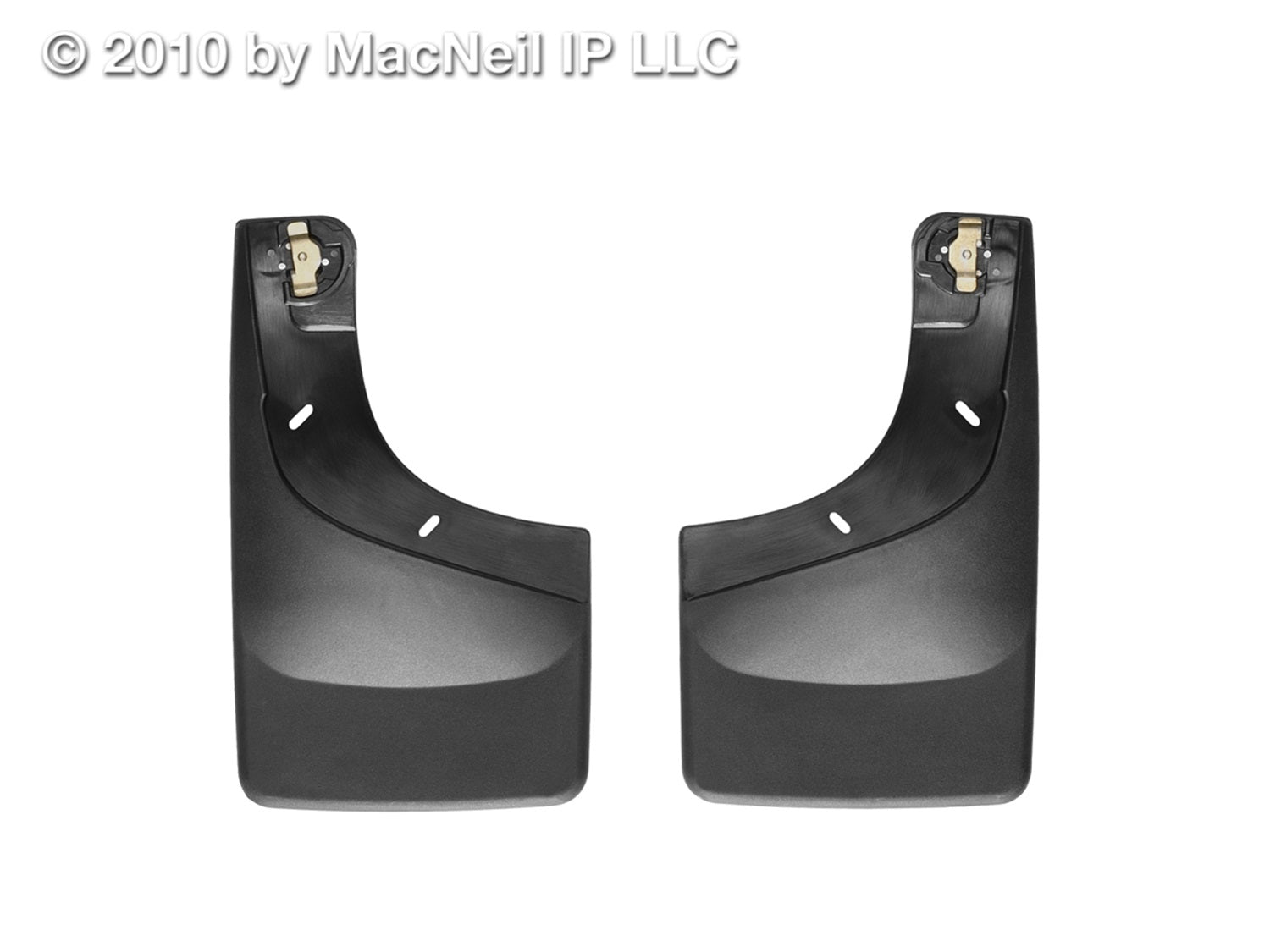 Weathertech 110002 MudFlap No-Drill DigitalFit®; Black; Weathertech 110002