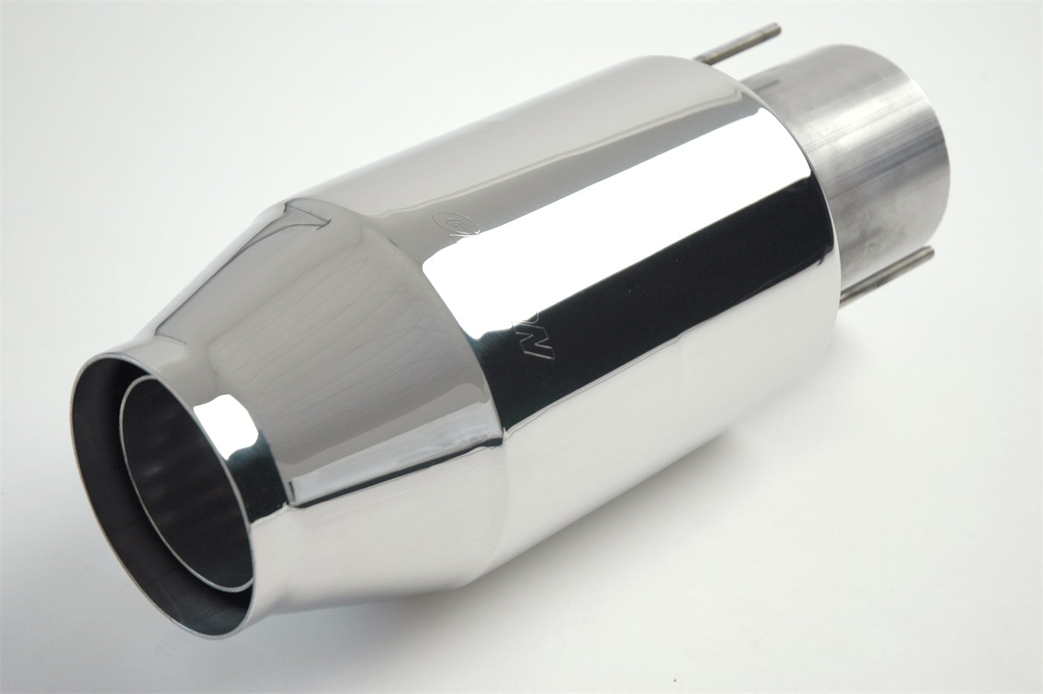 Gibson Performance Exhaust 110002 Bullet Muffler; Transom Mount Gibson Performance Exhaust 110002