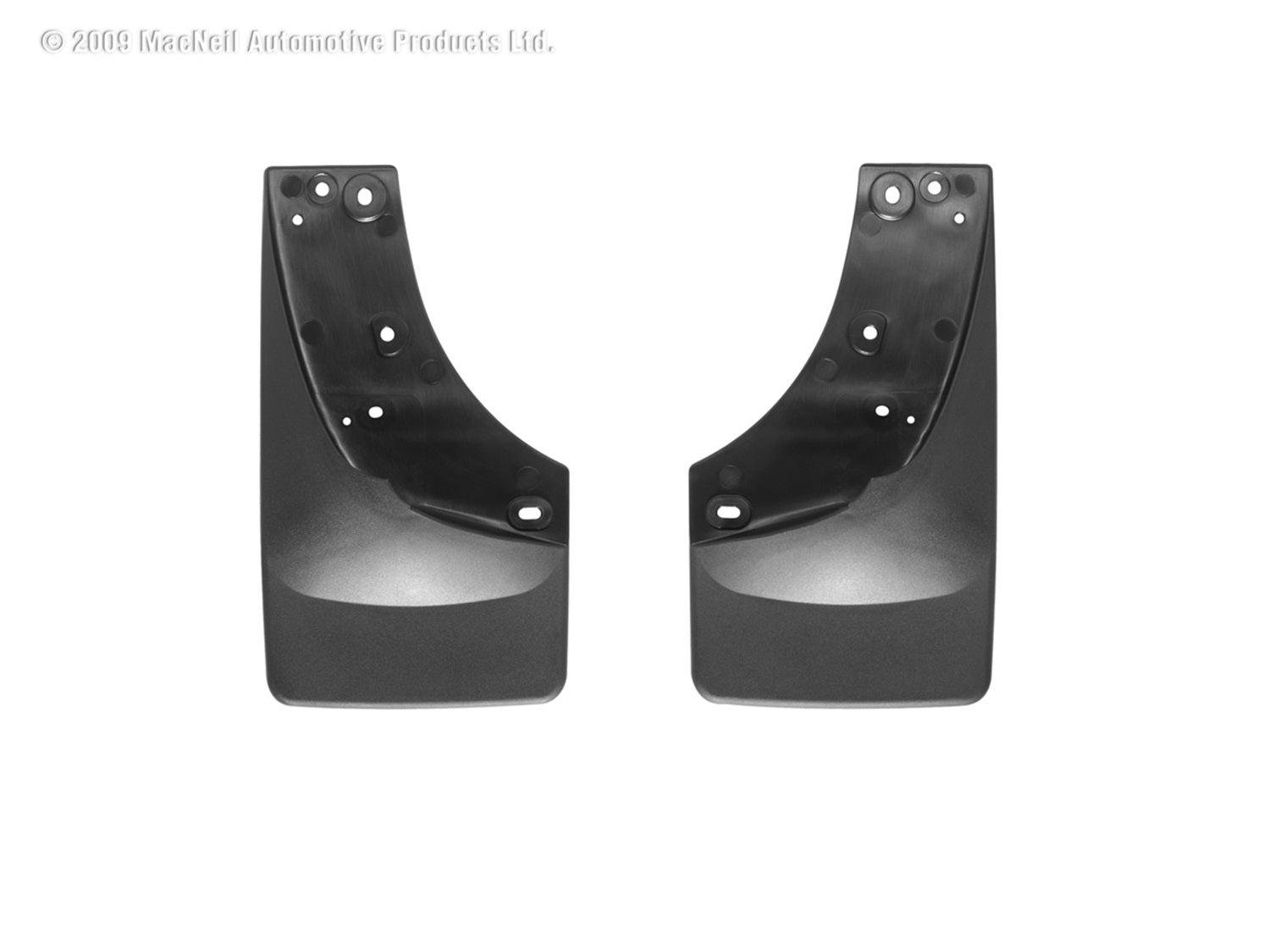 Weathertech 110005 MudFlap No-Drill DigitalFit®; Black; Weathertech 110005