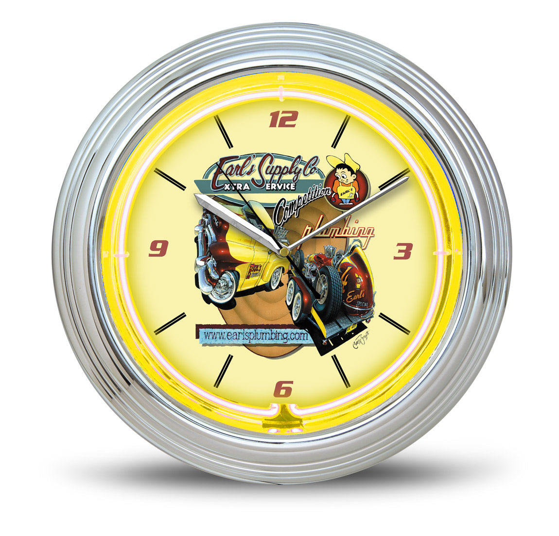 Earl's Neon Clock