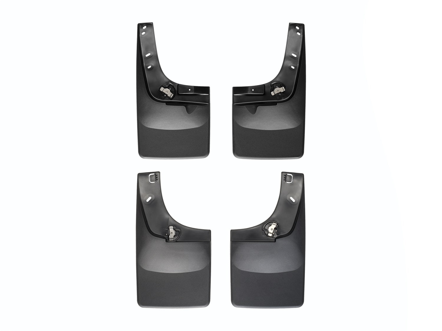 Weathertech 110012-120008 MudFlap No-Drill DigitalFit® MudFlap Kit; Black; Weathertech 110012-120008