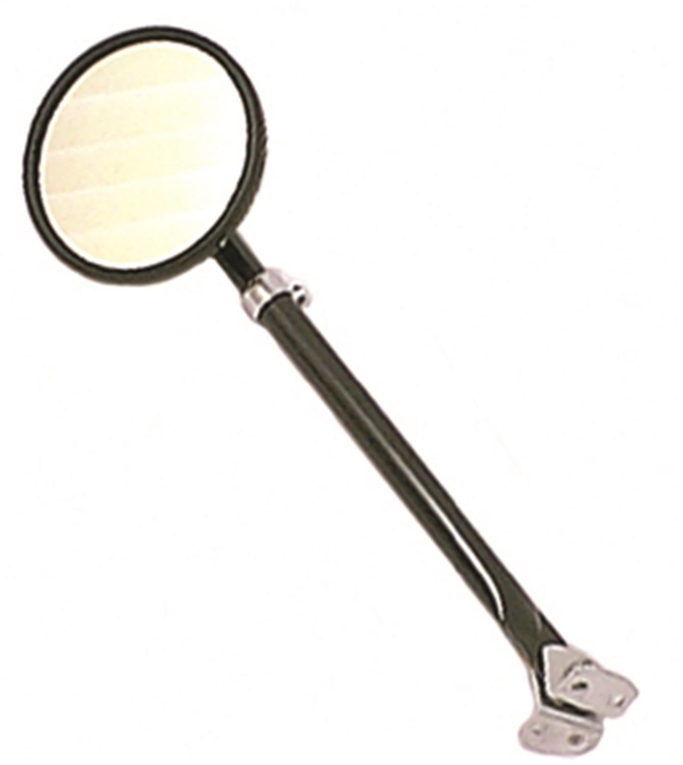 Omix 11001.01 Door Mirror; Left; Incl. Arm and Bracket; Black; Round; Omix 11001.01