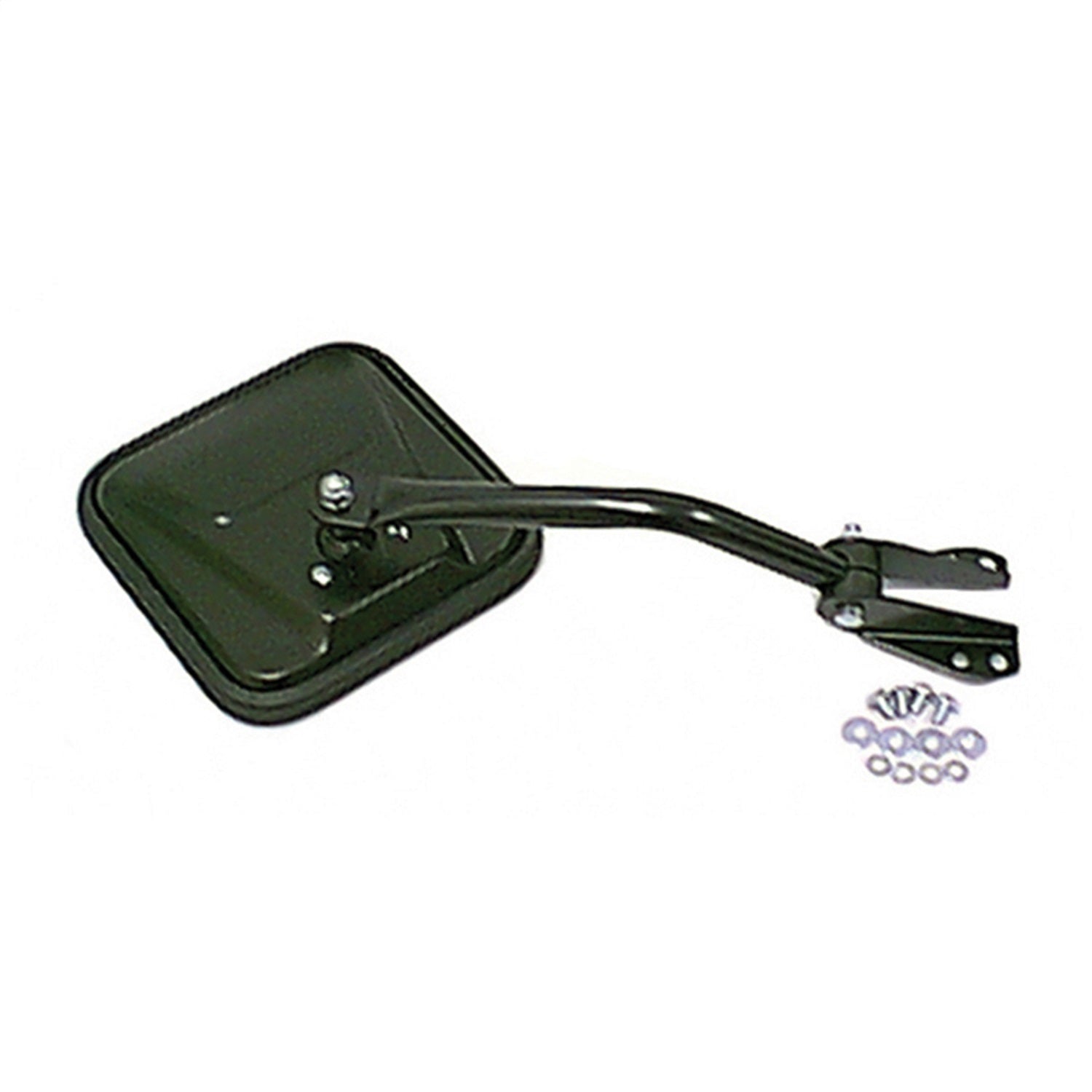Omix 11001.05 Door Mirror; Style Side; Left; Black; Head/Arm; Omix 11001.05