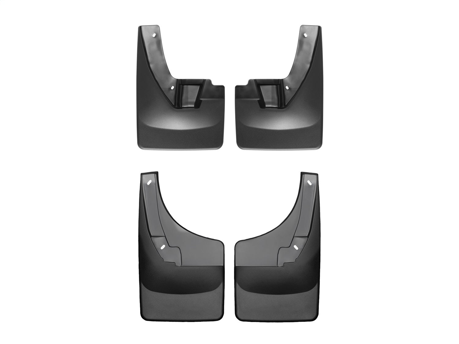 Weathertech 110024-120024 MudFlap No-Drill DigitalFit® MudFlap Kit; Black; Weathertech 110024-120024