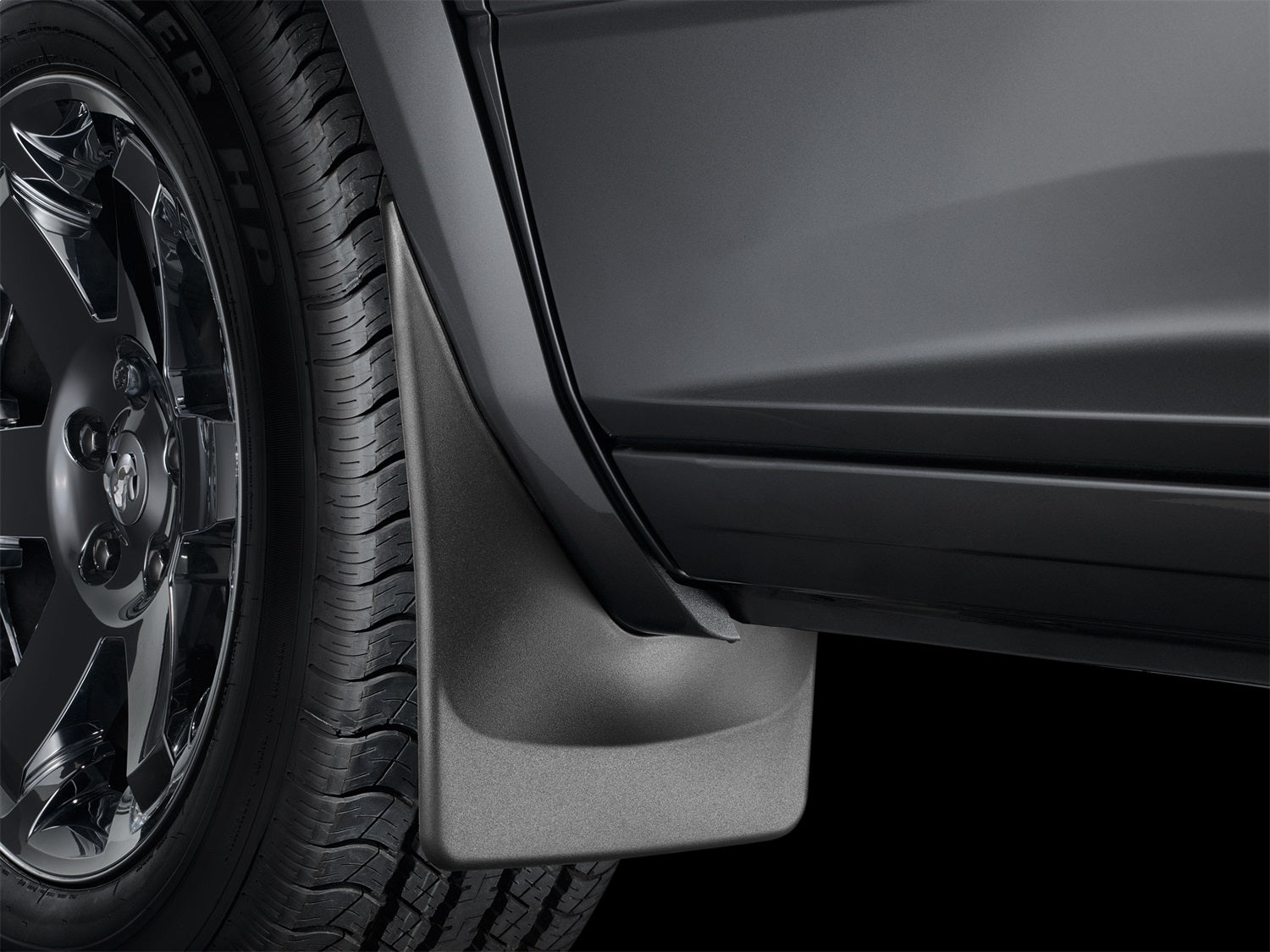 Weathertech 110098 MudFlap No-Drill DigitalFit®; Black; Weathertech 110098
