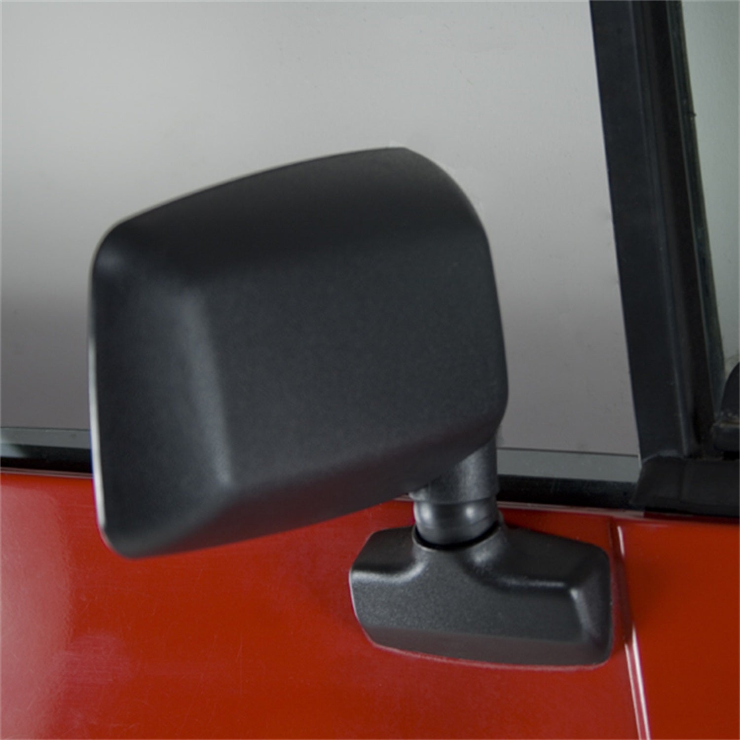 Omix 11002.18 Door Mirror; Right; Black; Omix 11002.18