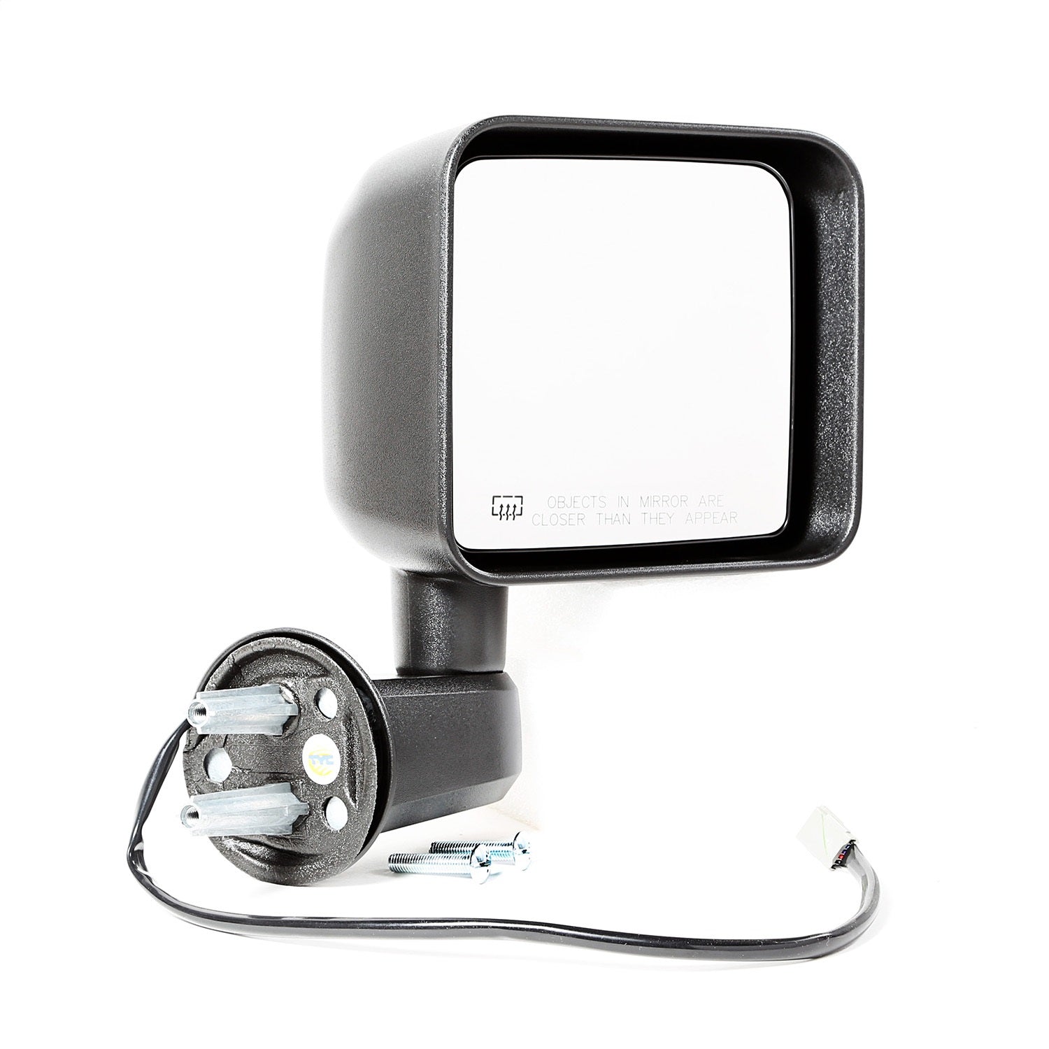 Omix 11002.27 Door Mirror; Right; Power; Heated; Black; Omix 11002.27