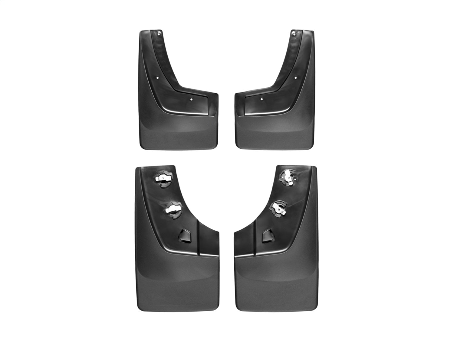 Weathertech 110036-120036 MudFlap No-Drill DigitalFit® MudFlap Kit; Black; Weathertech 110036-120036