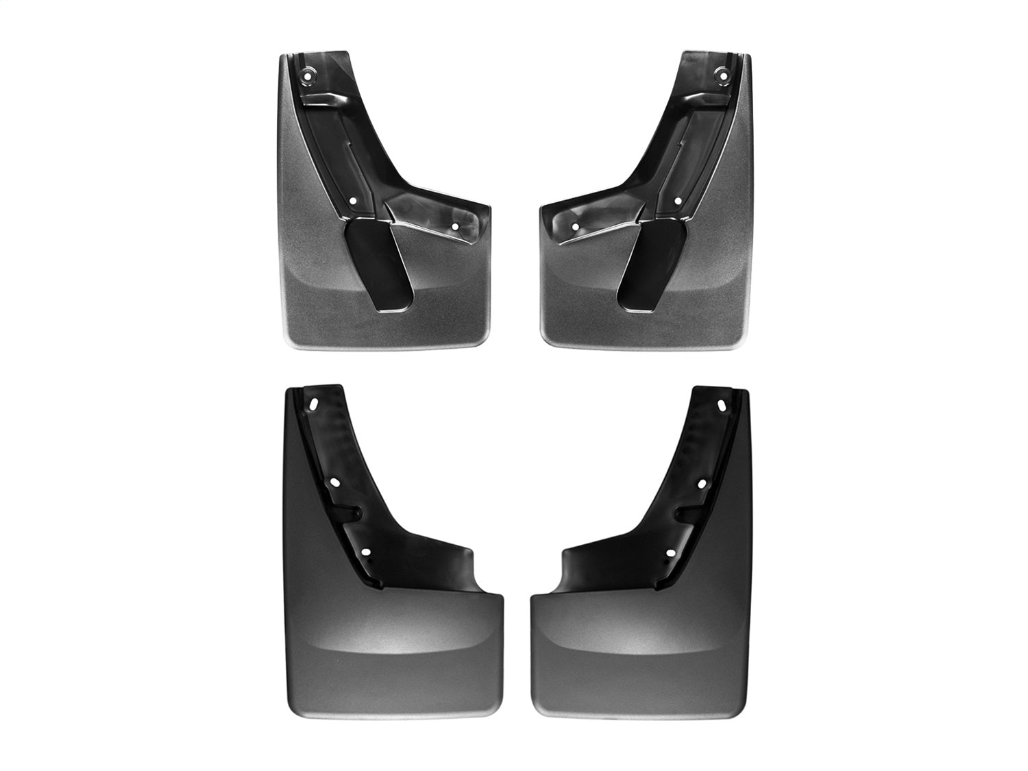 Weathertech 110038-120048 MudFlap No-Drill DigitalFit® MudFlap Kit; Black; Weathertech 110038-120048