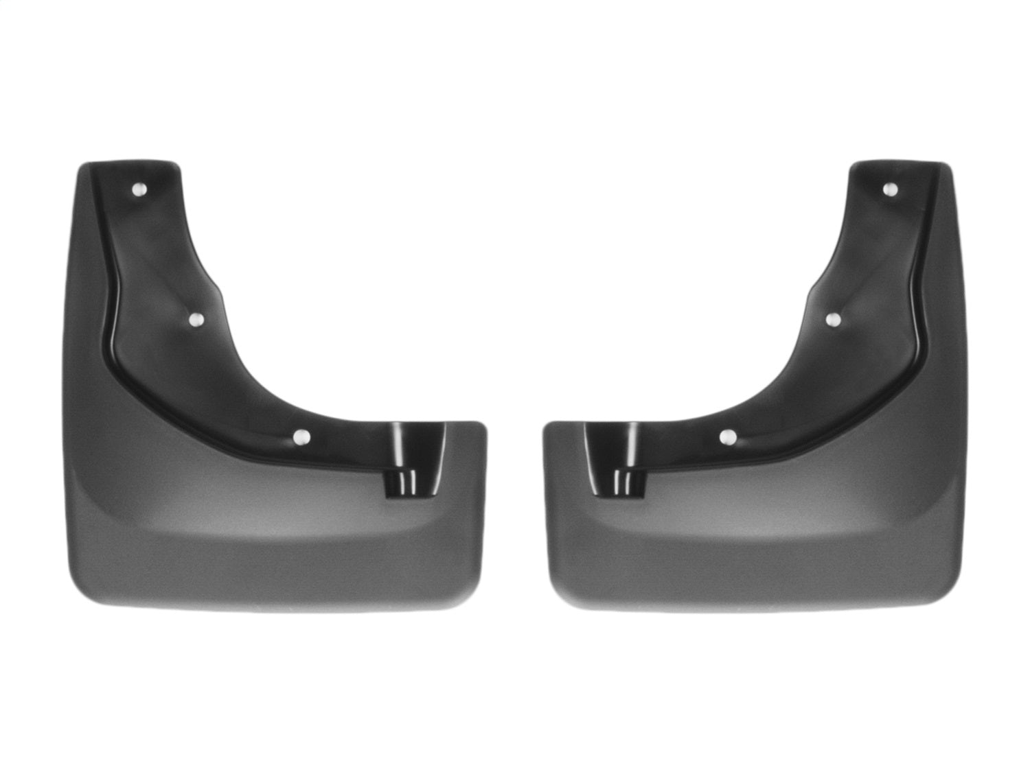 Weathertech 110040 MudFlap No-Drill DigitalFit®; Black; Weathertech 110040
