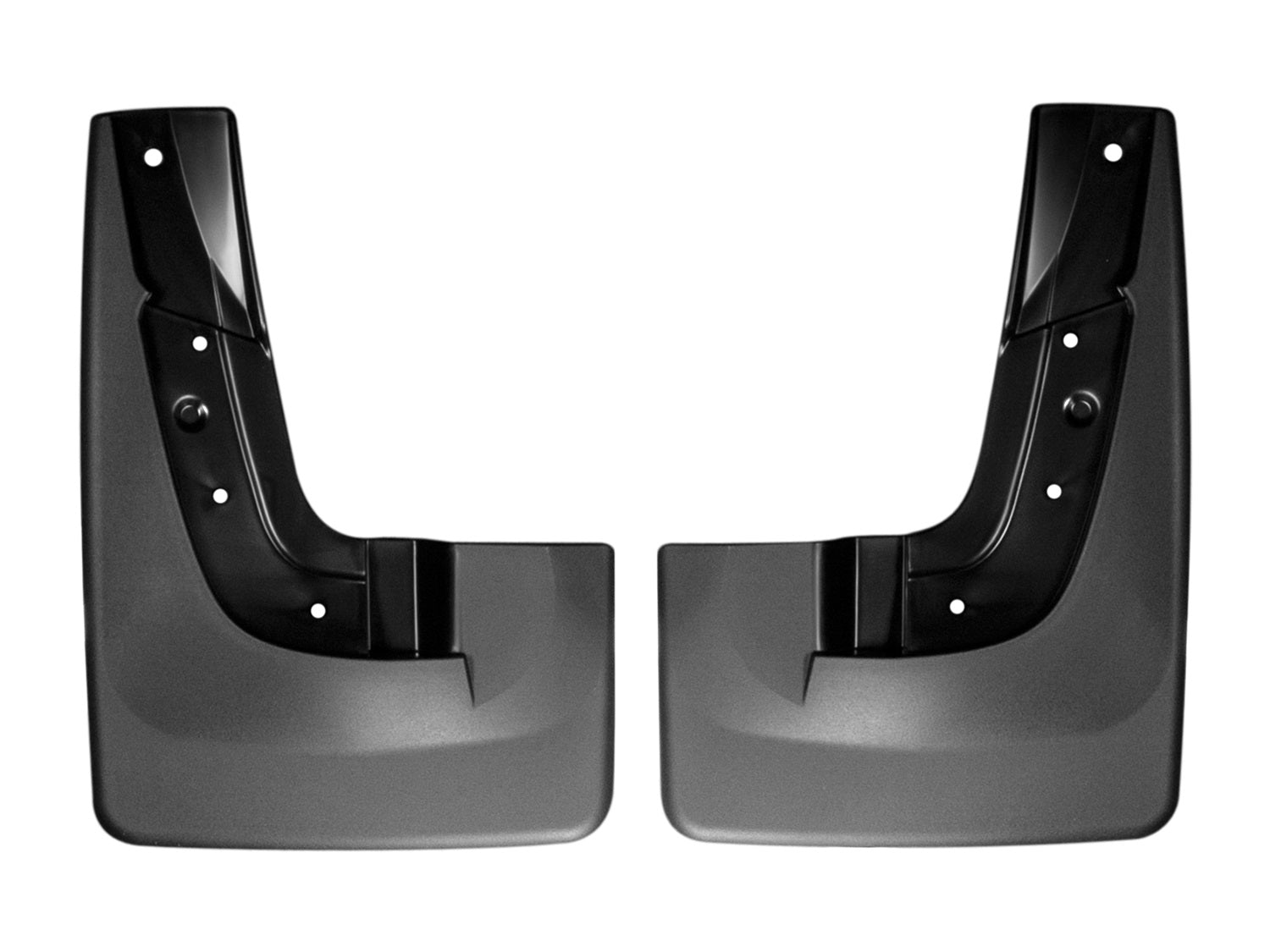 Weathertech 110043 MudFlap No-Drill DigitalFit®; Black; Weathertech 110043