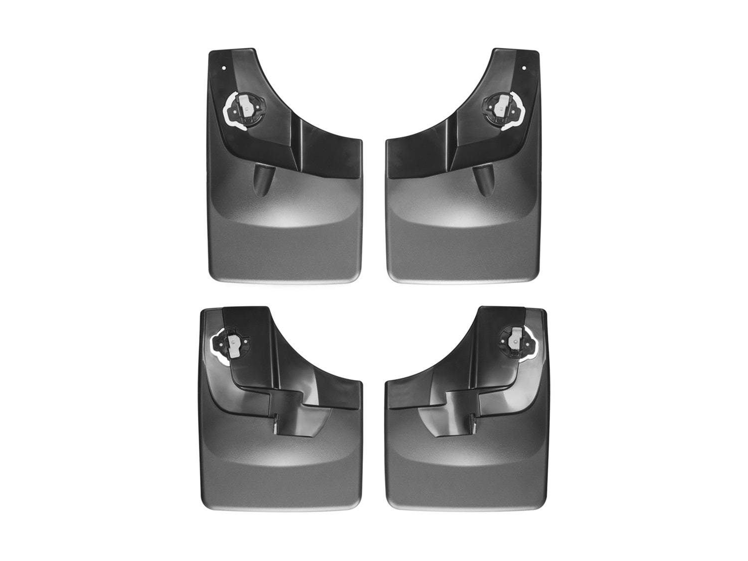 Weathertech 110044-120044 MudFlap No-Drill DigitalFit® MudFlap Kit; Black; Weathertech 110044-120044