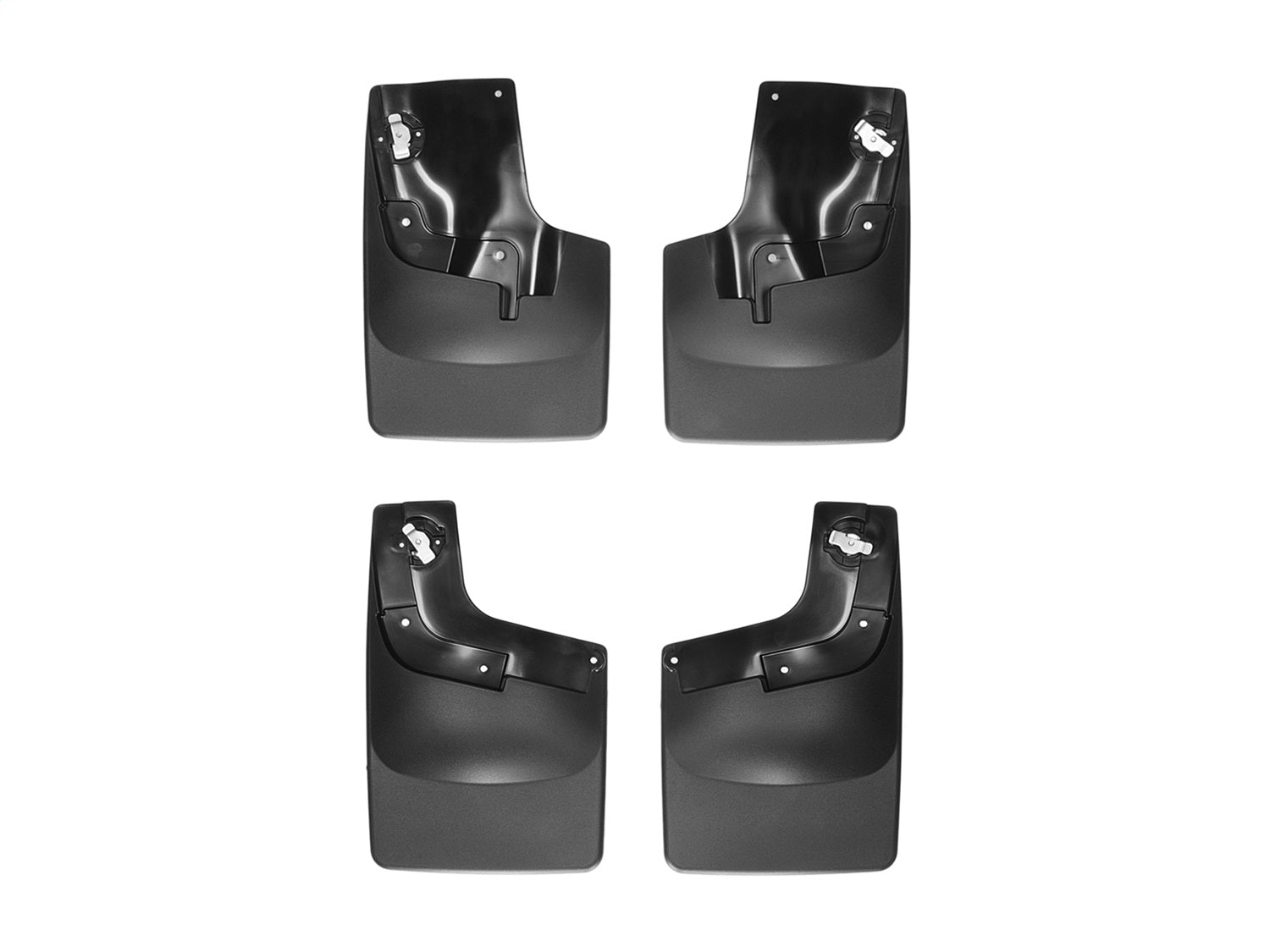 Weathertech 110049-120049 MudFlap No-Drill DigitalFit® MudFlap Kit; Black; Weathertech 110049-120049