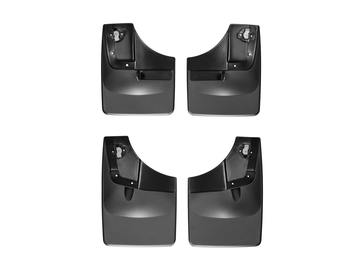 Weathertech 110050-120050 MudFlap No-Drill DigitalFit® MudFlap Kit; Black; Weathertech 110050-120050
