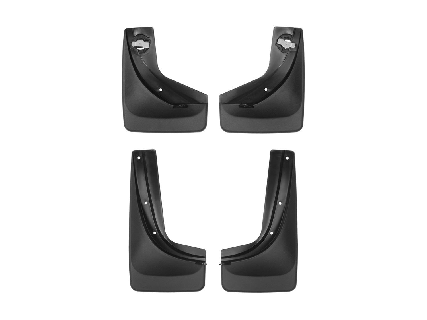 Weathertech 110054-120054 MudFlap No-Drill DigitalFit® MudFlap Kit; Black; Weathertech 110054-120054
