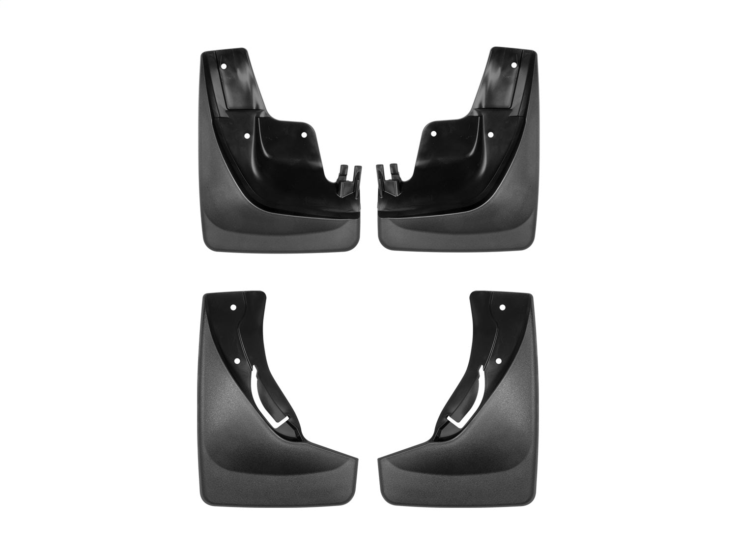 Weathertech 110058-120058 MudFlap No-Drill DigitalFit® MudFlap Kit; Black; Weathertech 110058-120058