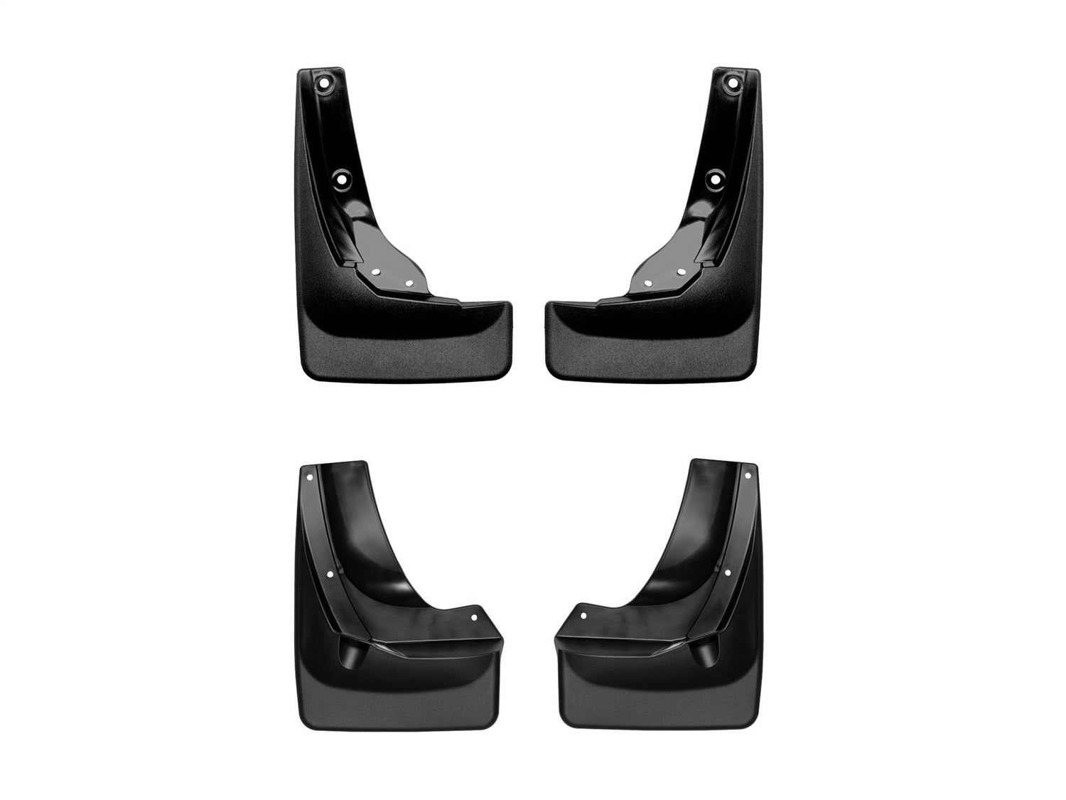 Weathertech 110069-120069 MudFlap No-Drill DigitalFit® MudFlap Kit; Black; Weathertech 110069-120069