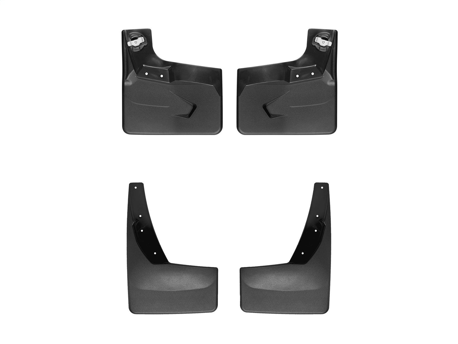 Weathertech 110088-120155 MudFlap No-Drill DigitalFit® MudFlap Kit; Black; Weathertech 110088-120155