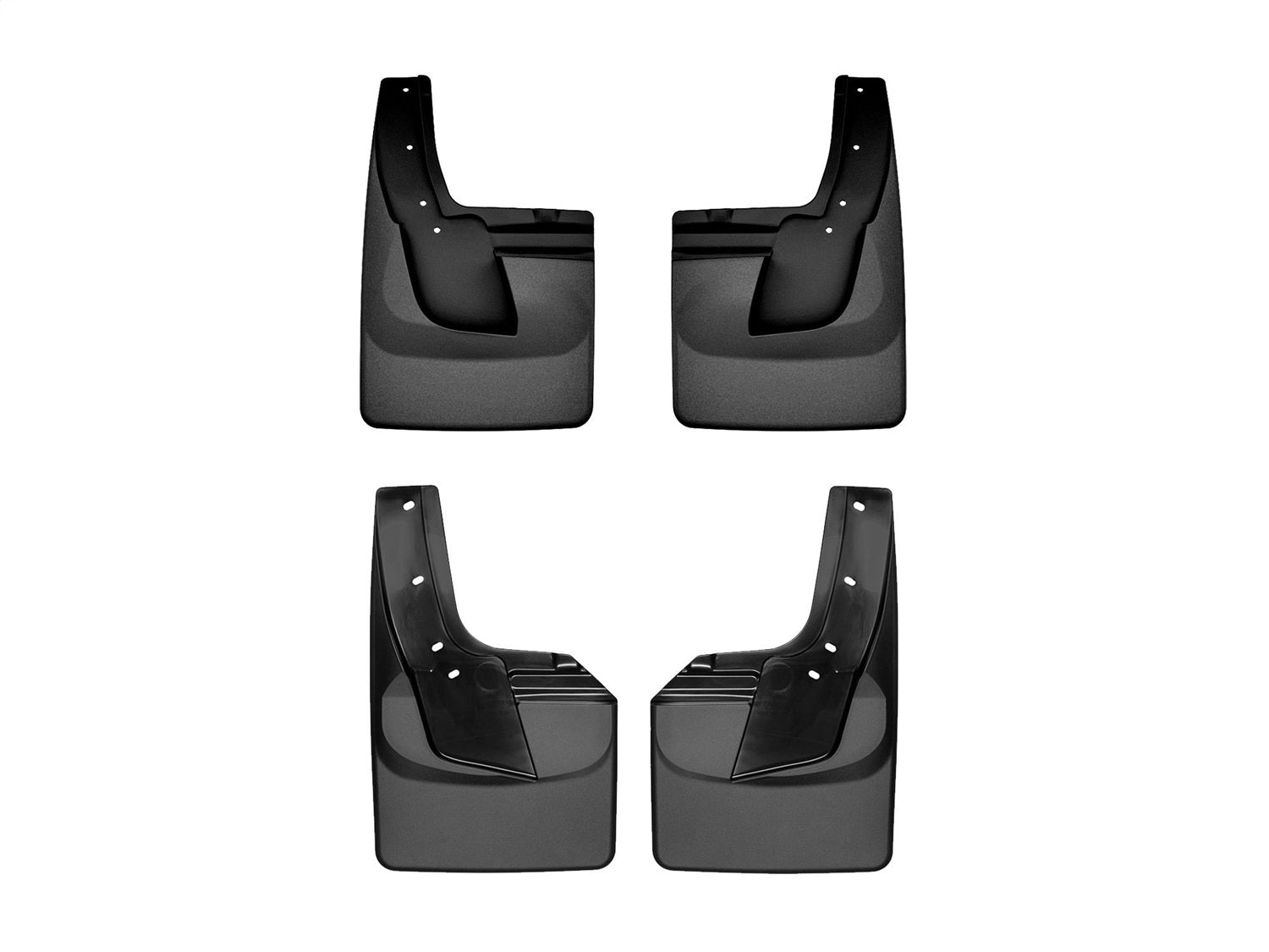 Weathertech 110092-120185 MudFlap No-Drill DigitalFit® MudFlap Kit; Black; Weathertech 110092-120185