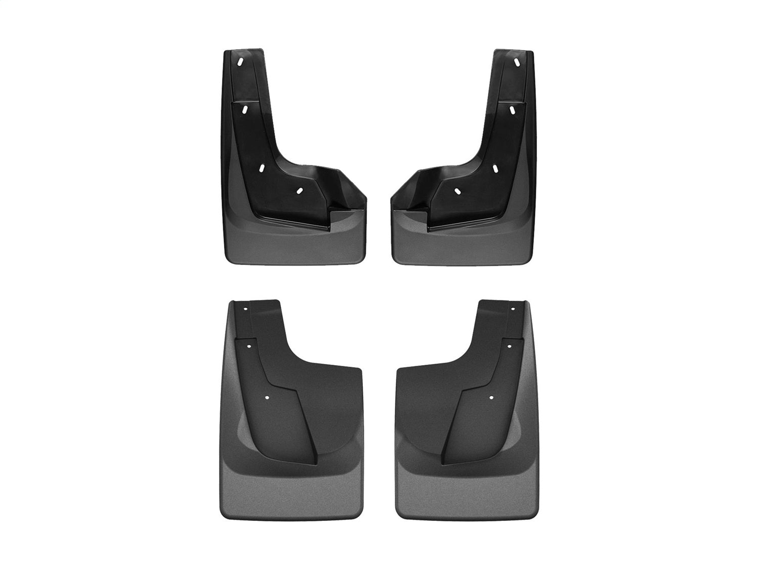 Weathertech 110093-120192 MudFlap No-Drill DigitalFit® MudFlap Kit; Black; Weathertech 110093-120192