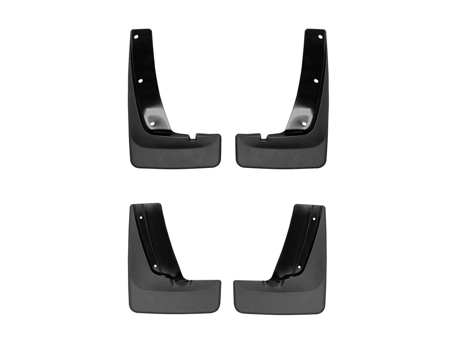 Weathertech 110127-120127 MudFlap No-Drill DigitalFit® MudFlap Kit; Black; Weathertech 110127-120127