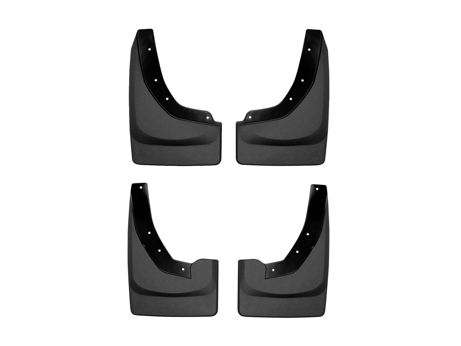 Weathertech 110137-120137 MudFlap No-Drill DigitalFit® MudFlap Kit; Black; Weathertech 110137-120137