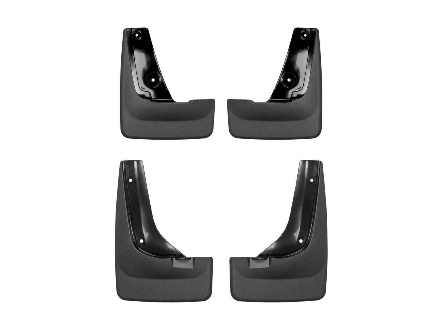 Weathertech 110139-120139 MudFlap No-Drill DigitalFit® MudFlap Kit; Black; Weathertech 110139-120139
