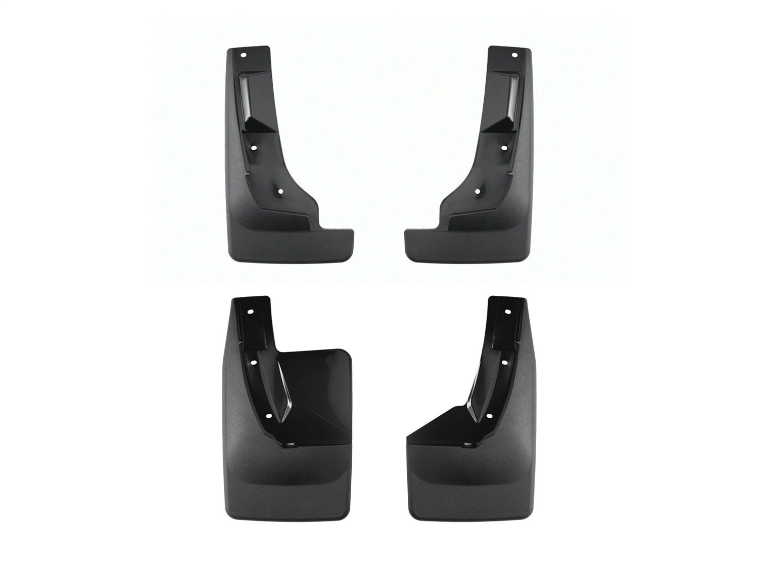Weathertech 110146-120146 MudFlap No-Drill DigitalFit® MudFlap Kit; Black; Weathertech 110146-120146