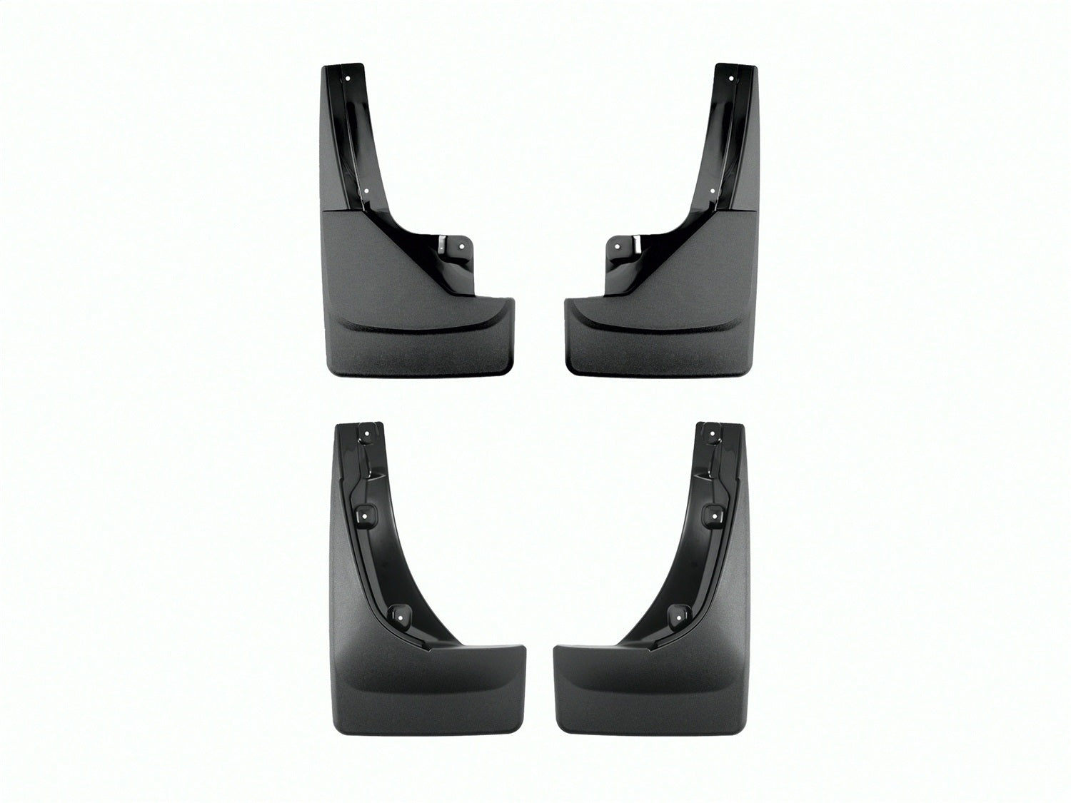 Weathertech 110147-120147 MudFlap No-Drill DigitalFit® MudFlap Kit; Black; Weathertech 110147-120147