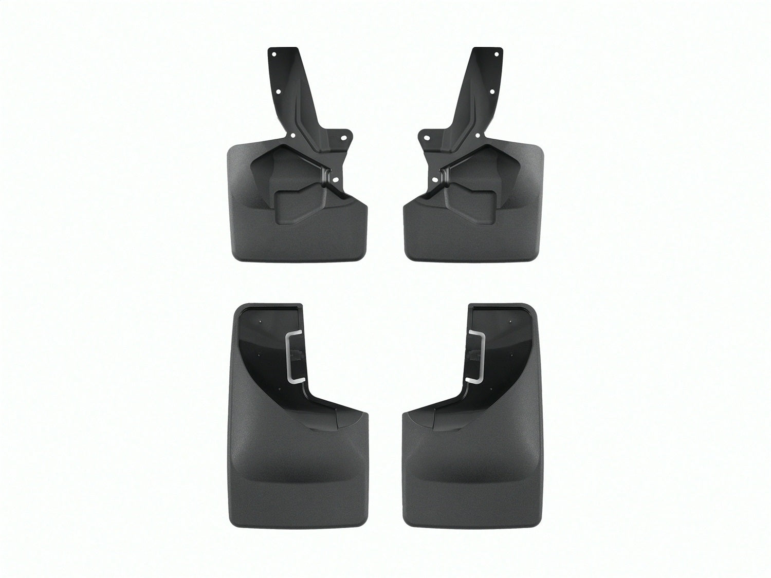 Weathertech 110148-120151 MudFlap No-Drill DigitalFit® MudFlap Kit; Black; Style 2; Weathertech 110148-120151