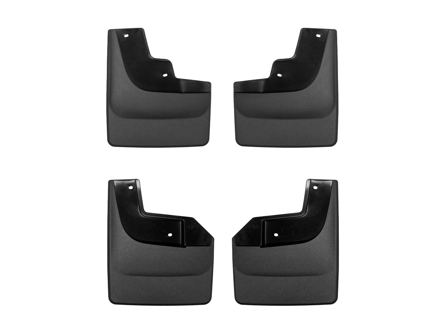 Weathertech 110150-120150 MudFlap No-Drill DigitalFit® MudFlap Kit; Black; Weathertech 110150-120150