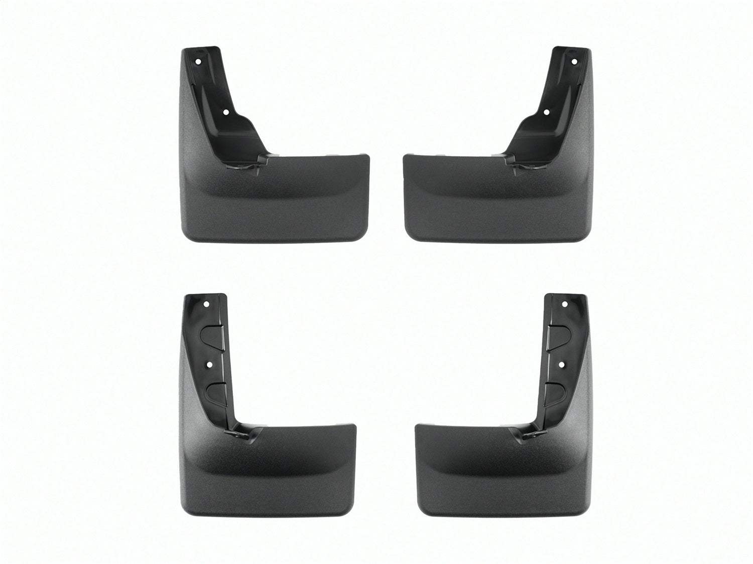 Weathertech 110154-120154 MudFlap No-Drill DigitalFit® MudFlap Kit; Black; Weathertech 110154-120154